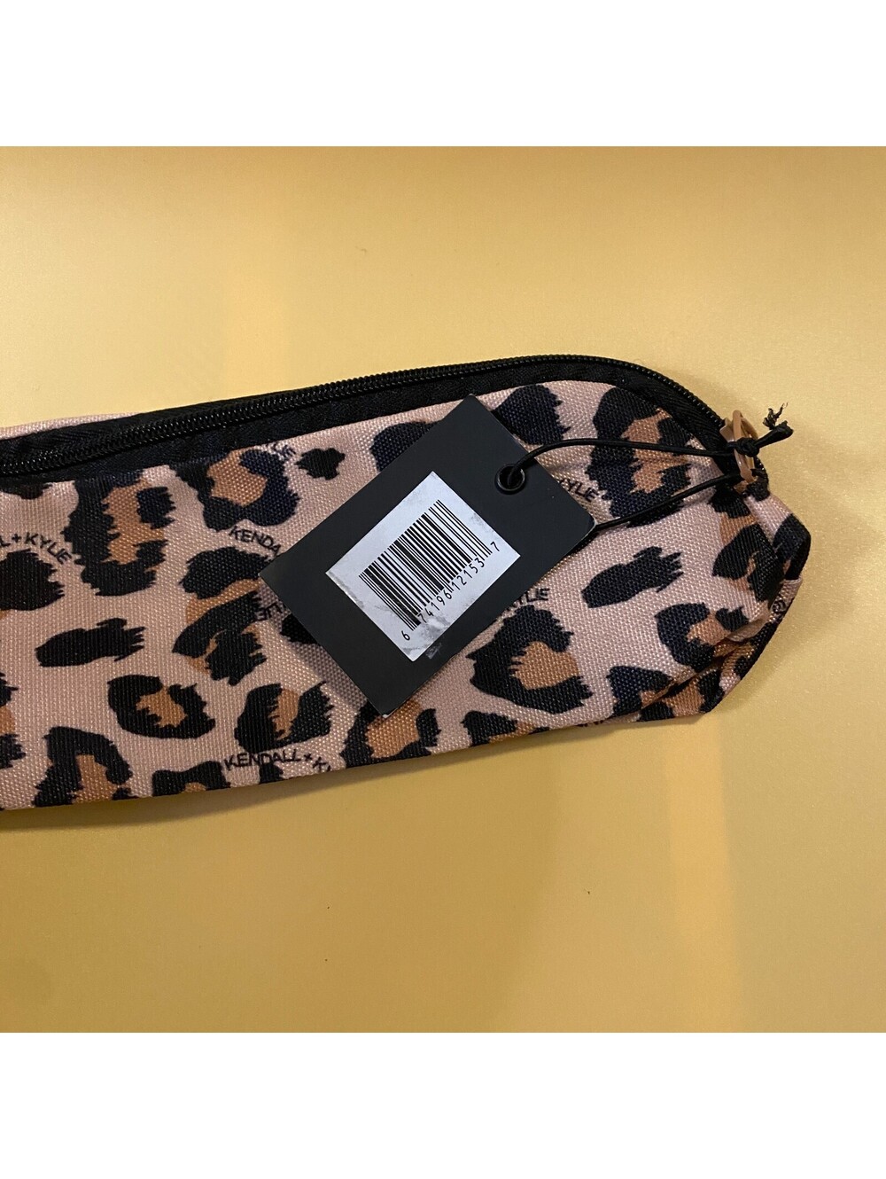 Kendall + Kylie Leopard Print Multi Use Pouch Cosmetic Makeup Bag Pencil Case - Picture 4 of 4